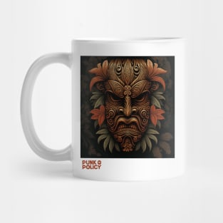 Hawaiian tiki mask design Mug